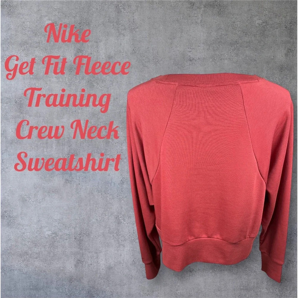 Nike | Dri Fit | Get Fit Fleece Training Crew Neck Sweatshirt - Picture 5 of 7